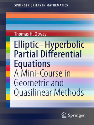 cover image of Elliptic–Hyperbolic Partial Differential Equations